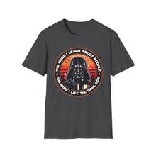 Load image into Gallery viewer, Vader Dark Side On Gildan Softstyle Tee