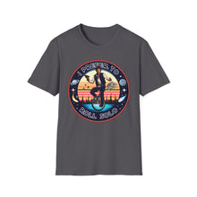 Load image into Gallery viewer, Han Solo Unicycle On Gildan Softstyle Tee