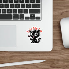 Load image into Gallery viewer, Taste My Pain Cat Die-Cut Sticker