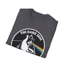 Load image into Gallery viewer, Dark Side of The Meow Tee on Softstyle