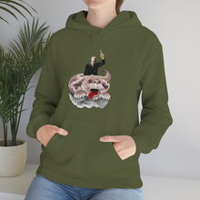 Load image into Gallery viewer, David and Falkor on Heavy Blend Hoodie