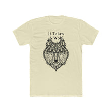 Load image into Gallery viewer, Men's Cotton Crew Wolf Tee