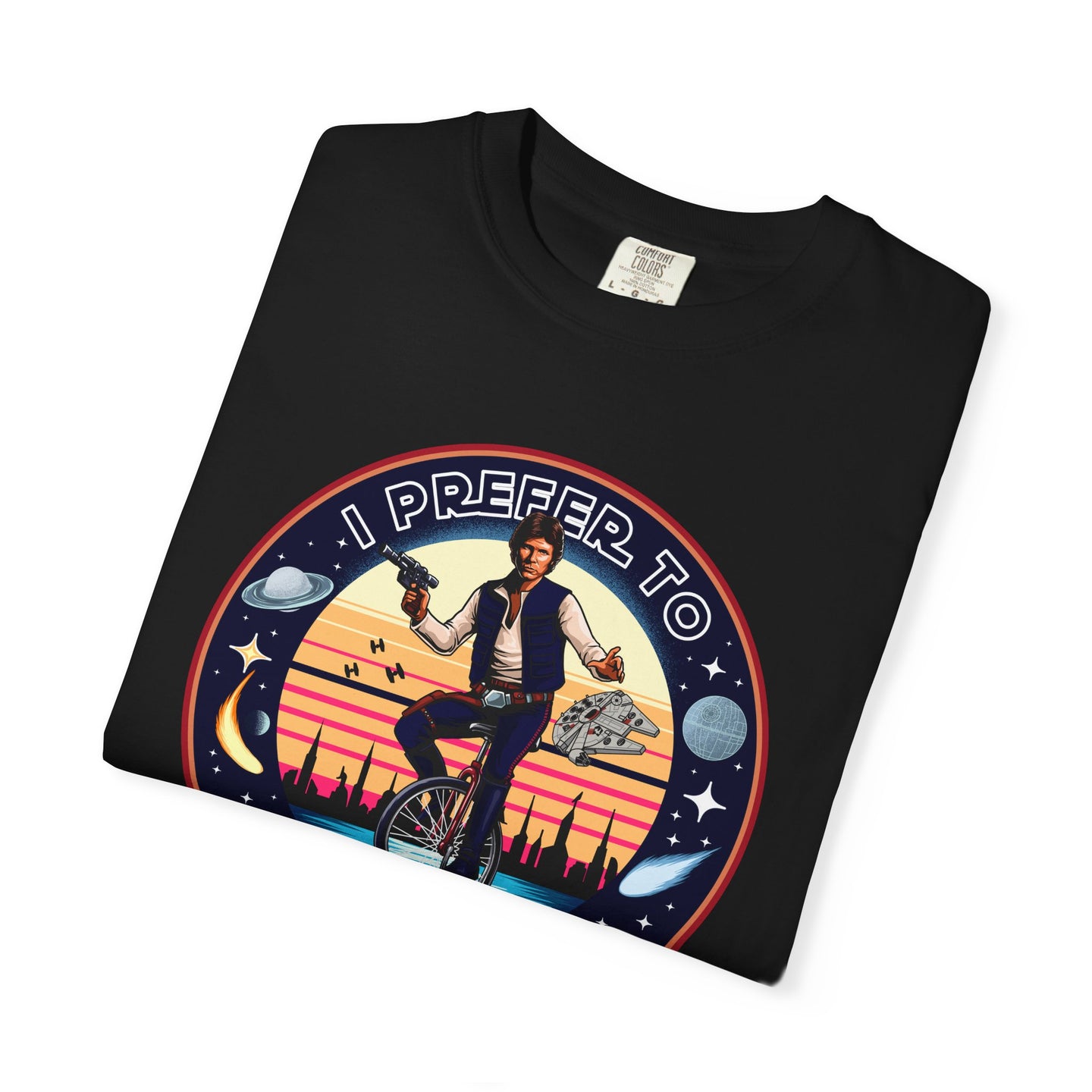 Han Solo Unicycle on Comfort Colors