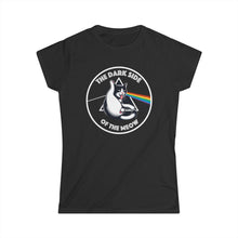 Load image into Gallery viewer, Dark Side of The Meow on Women&#39;s Softstyle T-Shirt
