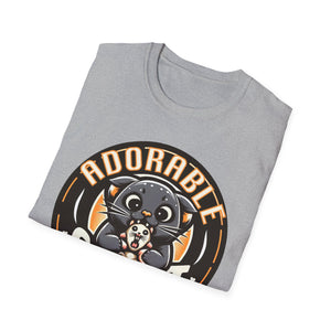 Adorable Sadist Cat Tee on Softstyle