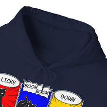 Load image into Gallery viewer, A Licky Boom Boom Kitty on Unisex Heavy Blend™ Hoodie
