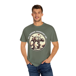 All Terrain Transport Cat on Comfort Colors T-Shirt