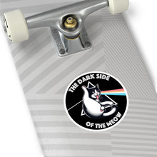 Load image into Gallery viewer, Dark Side of The Meow Round Stickers
