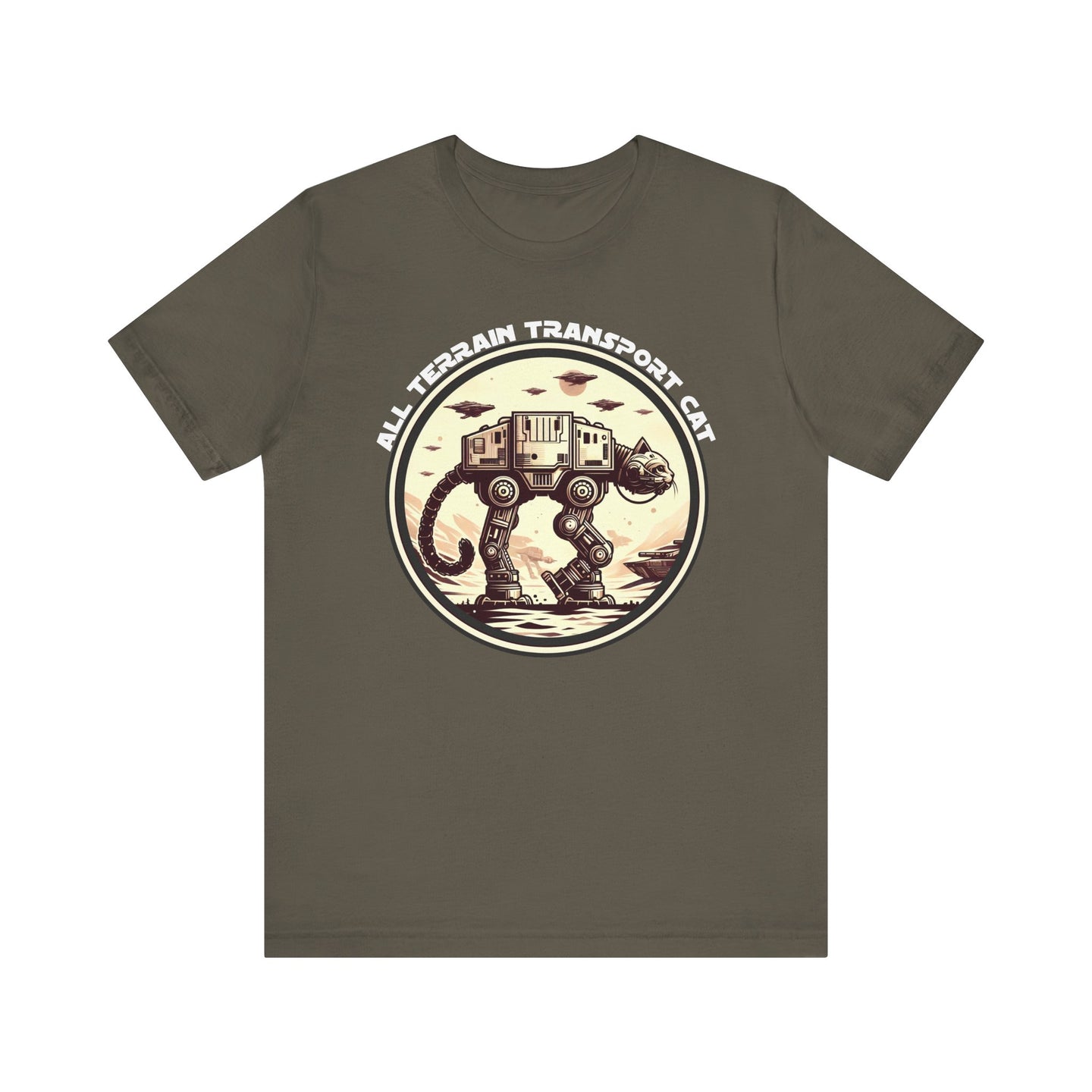 All Terrain Transport Cat on Bella Canvas Tee