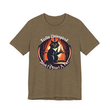 Load image into Gallery viewer, Dark Humor Cat on Bella+Canvas Tee
