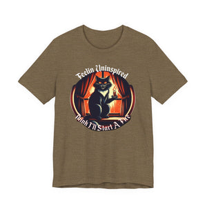 Dark Humor Cat on Bella+Canvas Tee