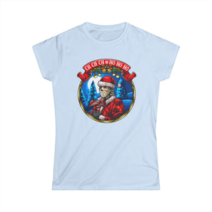 Santa Voorhees Women's Softstyle Tee