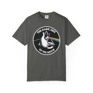 Dark Side of The Meow Tee on Comfort Colors T-shirt
