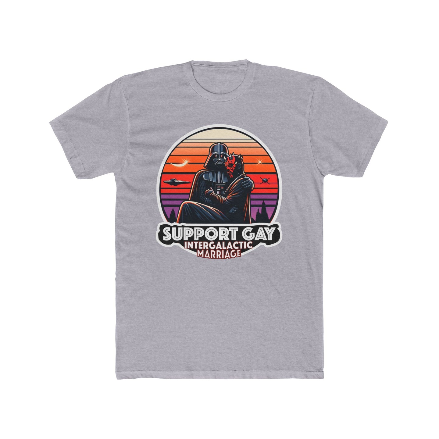 Intergalactic Marriage Tee on Next Level