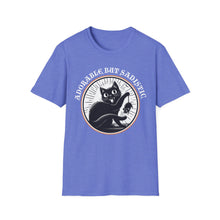 Load image into Gallery viewer, Adorable But Sadistic Cat Tee on Softstyle
