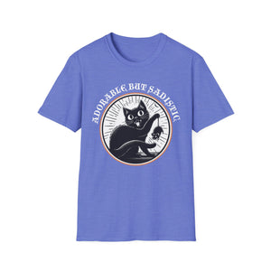 Adorable But Sadistic Cat Tee on Softstyle