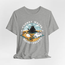 Load image into Gallery viewer, Chonky Waves Tee on Bella Canvas
