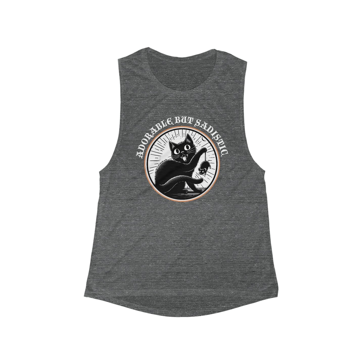 Adorable But Sadistic on Women's Muscle Tank