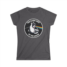 Load image into Gallery viewer, Dark Side of The Meow on Women&#39;s Softstyle T-Shirt

