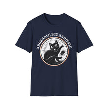 Load image into Gallery viewer, Adorable But Sadistic Cat Tee on Softstyle
