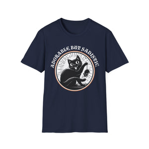 Adorable But Sadistic Cat Tee on Softstyle