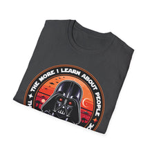 Load image into Gallery viewer, Vader Dark Side On Gildan Softstyle Tee
