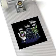 Load image into Gallery viewer, 80s Monsters on Square Stickers
