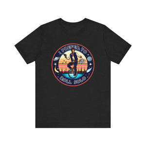Han Solo Unicycle on Bella+Canvas Tee