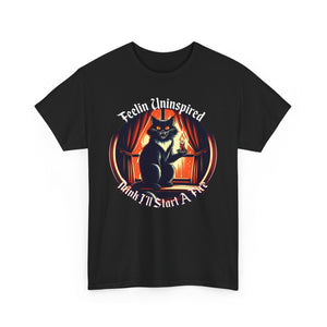 Dark Humor Cat on Gildan Heavy Cotton