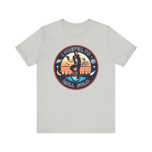 Han Solo Unicycle on Bella+Canvas Tee