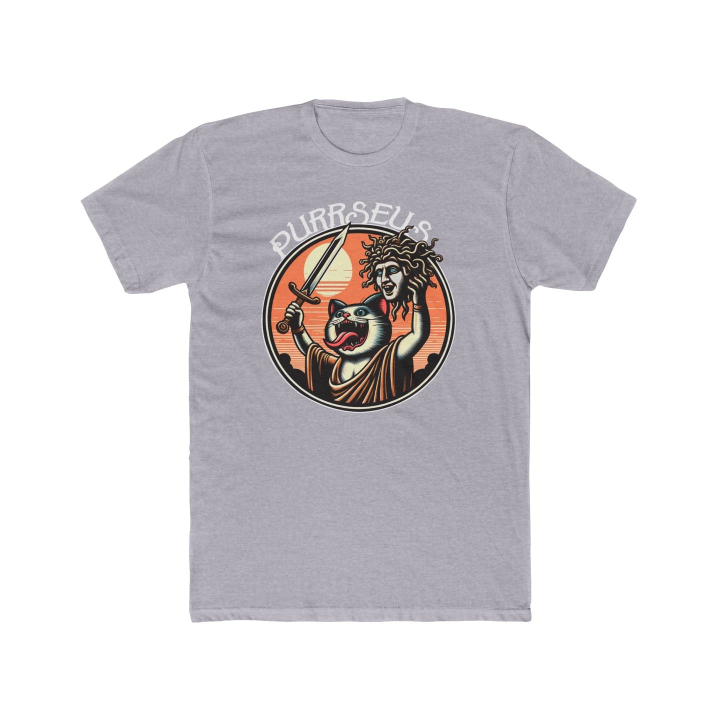 Cat Perseus Remix on Next Level T-Shirt