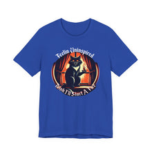 Load image into Gallery viewer, Dark Humor Cat on Bella+Canvas Tee
