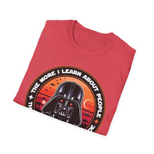 Load image into Gallery viewer, Vader Dark Side On Gildan Softstyle Tee
