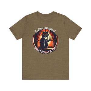 Dark Humor Cat on Bella+Canvas Tee