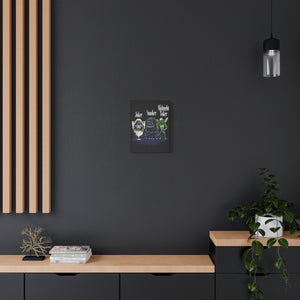 80s Monsters on Matte Canvas