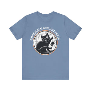 Adorable But Sadistic on Bella+Canvas Tee