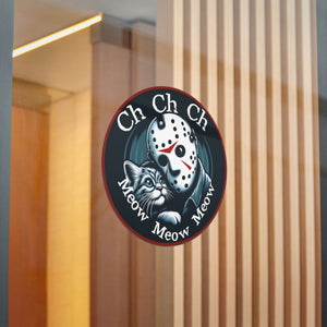 Jason Cat Lover Die-Cut Stickers (DTF)