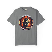 Load image into Gallery viewer, Dark Humor Cat on Comfort Colors T-shirt
