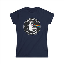 Load image into Gallery viewer, Dark Side of The Meow on Women's Softstyle T-Shirt
