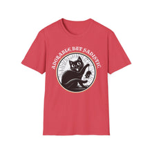 Load image into Gallery viewer, Adorable But Sadistic Cat Tee on Softstyle
