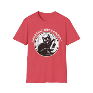 Adorable But Sadistic Cat Tee on Softstyle