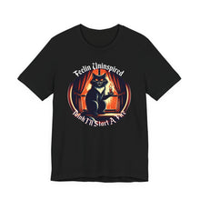 Load image into Gallery viewer, Dark Humor Cat on Bella+Canvas Tee
