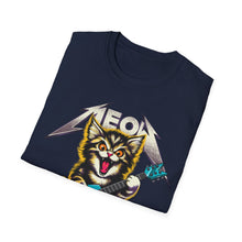 Load image into Gallery viewer, Hard Rock Kitty -- Pink -- On Gildan Softstyle T-Shirt
