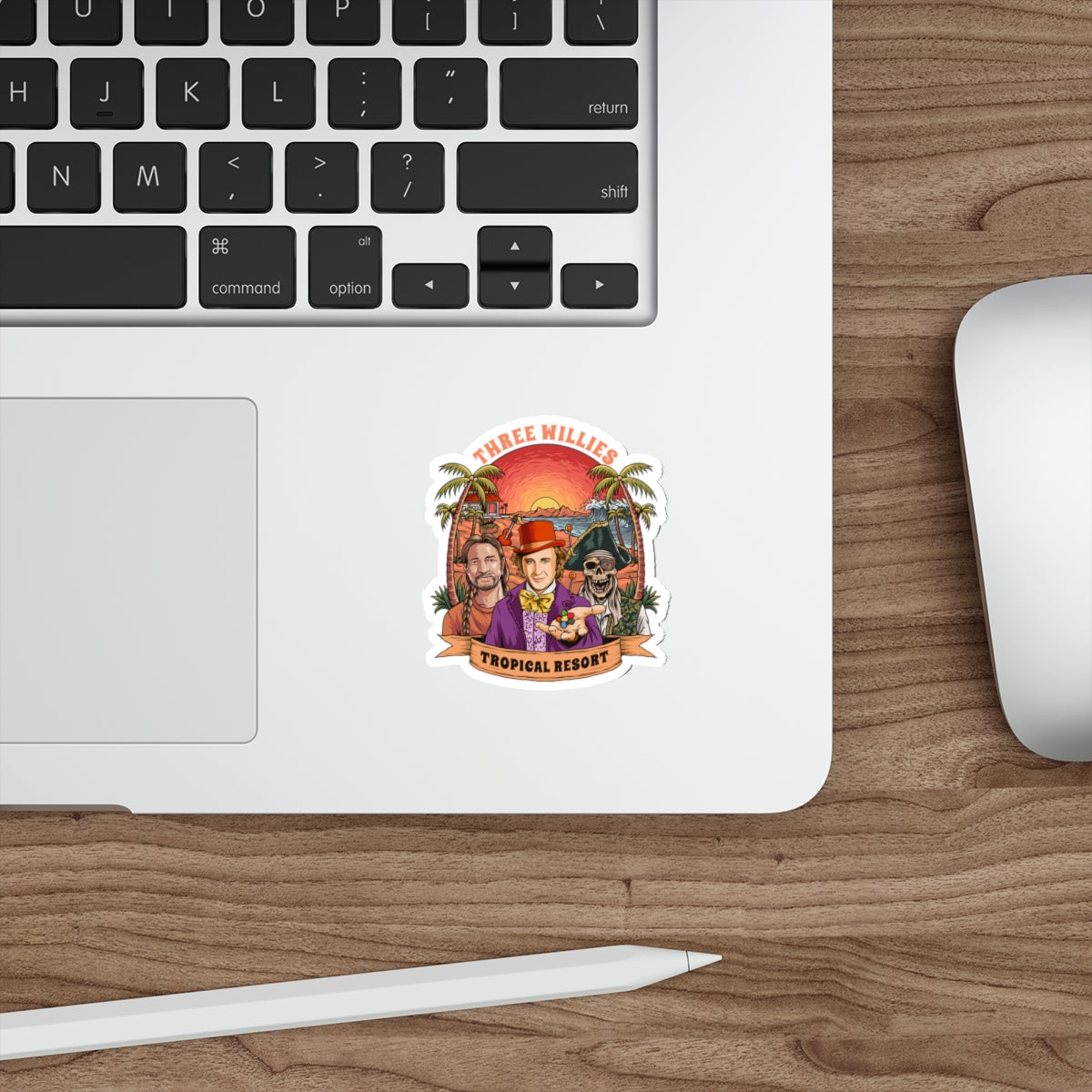 3 Willies Die-Cut Stickers