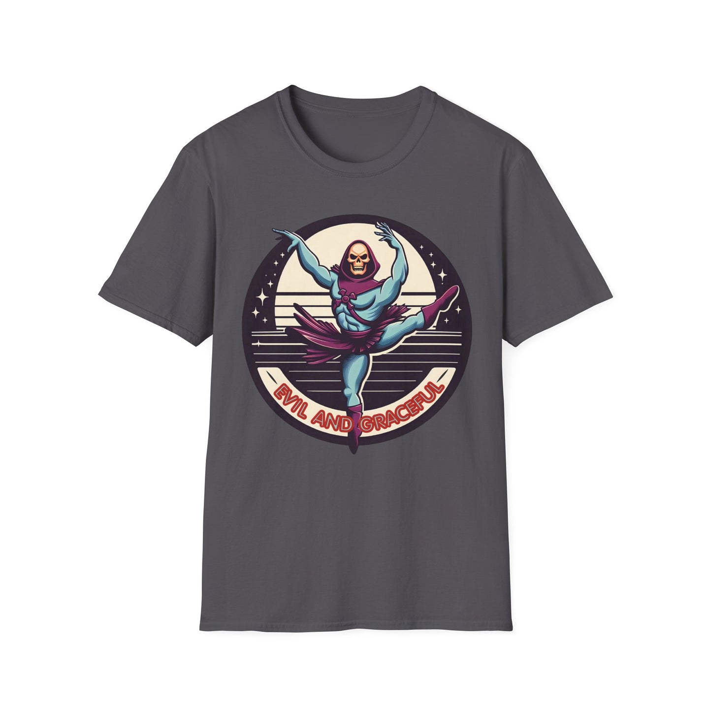Skeletor Evil & Graceful Tee on Softstyle
