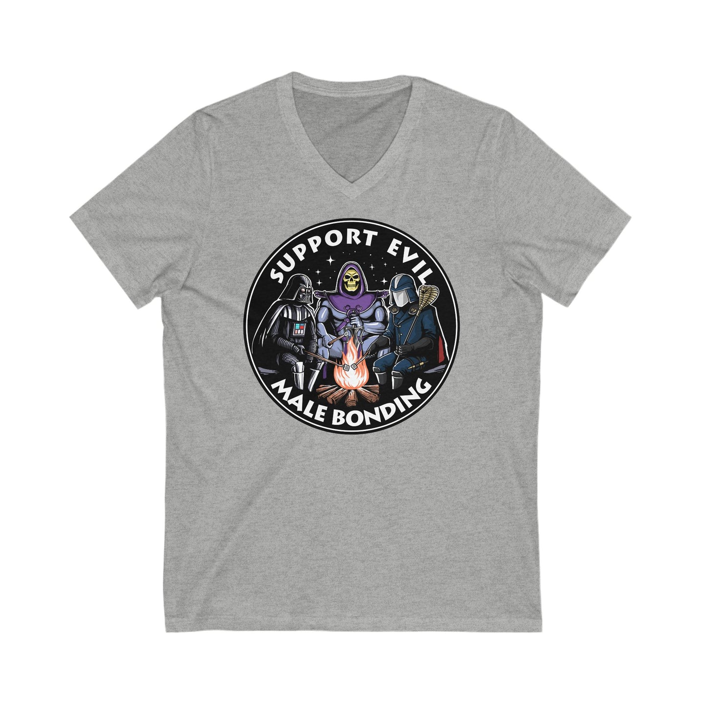 Evil Villains on Bella+Canvas V-Neck