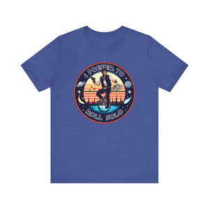 Han Solo Unicycle on Bella+Canvas Tee