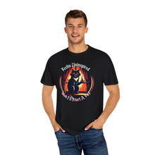 Load image into Gallery viewer, Dark Humor Cat on Comfort Colors T-shirt
