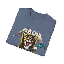 Load image into Gallery viewer, Hard Rock Kitty -- Pink -- On Gildan Softstyle T-Shirt

