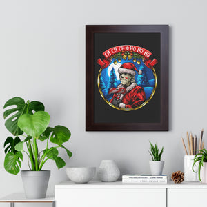 Santa Voorhees Framed Vertical Poster